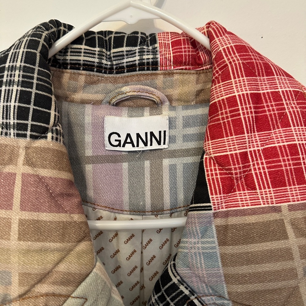 Ganni Oversized Patchwork Jacket - image 2